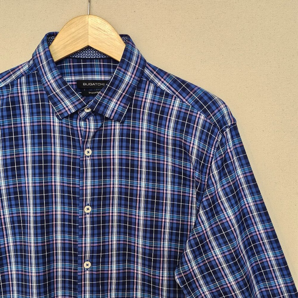 Bugatchi Shaped Fit Button Down L
